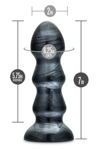 Blush Jet Black Jack Anal Plug Carbon Metallic
