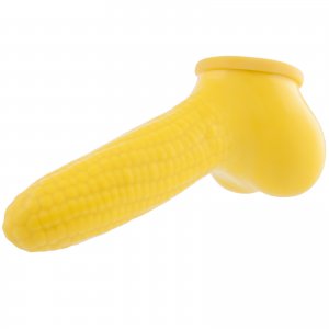 Latex Condom Sheath in Corn design in two sizes