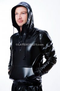 Express Latex Sweatshirt with hood