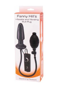 Fanny Hills � Inflatable Vibrating Butt Plug Black