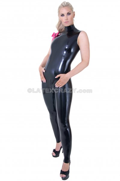 latex catsuit Beauty without sleeves tailor made
