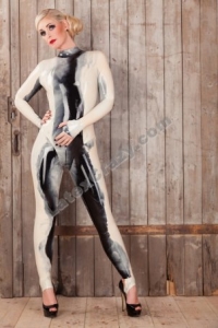 Latex Catsuit in mixed colours
