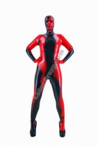 Fire Glow Latex Catsuit with Mask & Condoms
