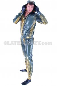 Latex Catsuit with hood attached and effect