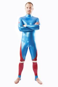 Latex Catsuit Mr Militar for cool guys made-to-measure Latex Catsuit Mr Militar for cool guys made-to-measure