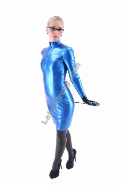 latex dress Maitresse made of structure latex for women
