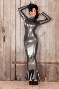 Latex Hobble Dress custom made