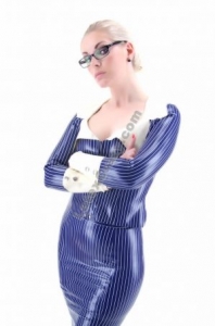 Latex Jacket Faye - Textured Rubber Fashion Latex Jacket Faye - Textured Rubber Fashion