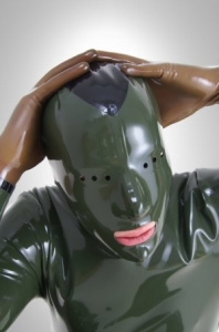 Custom Latex Mask - Two Toned Fetish Wear