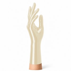 Short Natural Transparent Latex Gloves | RubberBasic Short Natural Transparent Latex Gloves | RubberBasic