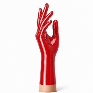 Short Red Latex Gloves | RubberBasic Short Red Latex Gloves | RubberBasic