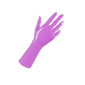 Latex gloves short sweet lilac chlorinated � Uniqdsn