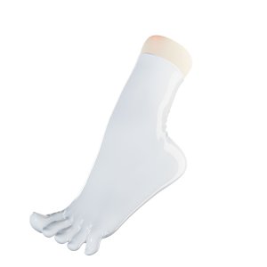 Toe Socks Pearl White Ankle � Uniqdsn