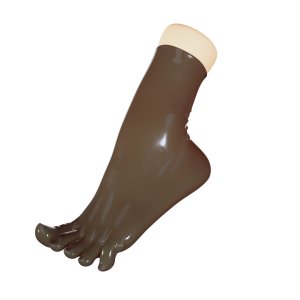 Uniqdsn Toe Socks � Smoky Black, Ankle, Chlorinated
