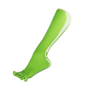 Toe Socks Knee-High Natural Green � Uniqdsn
